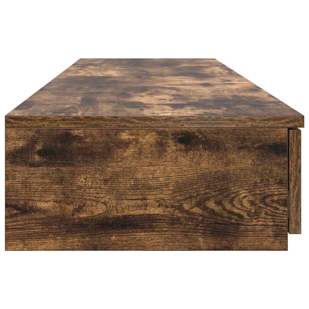 Bed Drawers Smoked Oak 135 x 36.5 x 16.5 cm Engineered Wood