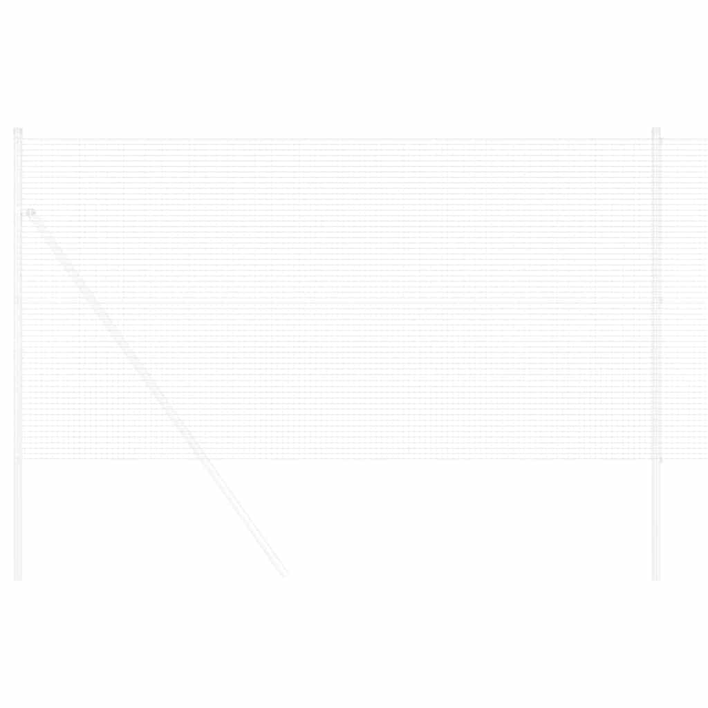 Welded Wire Fence Silver