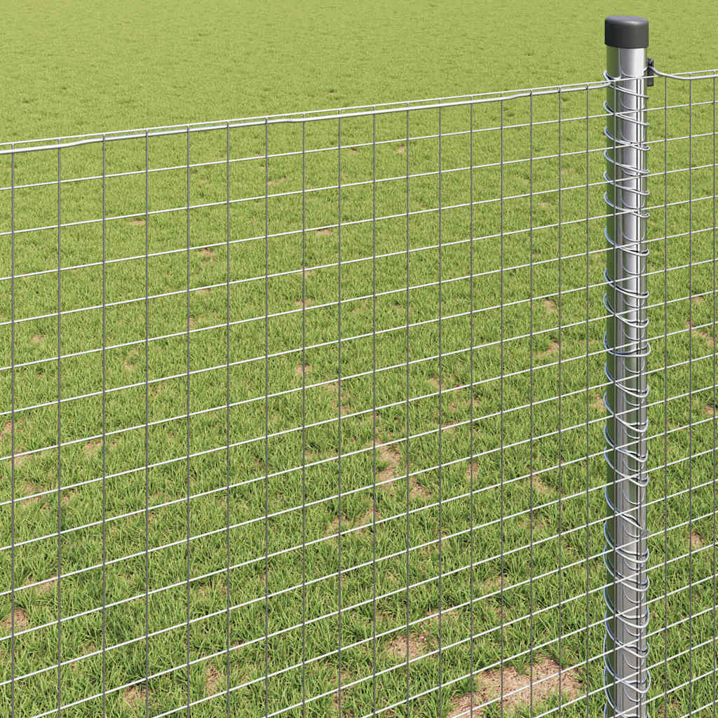 Welded Wire Fence Silver 0.4 x 10 m