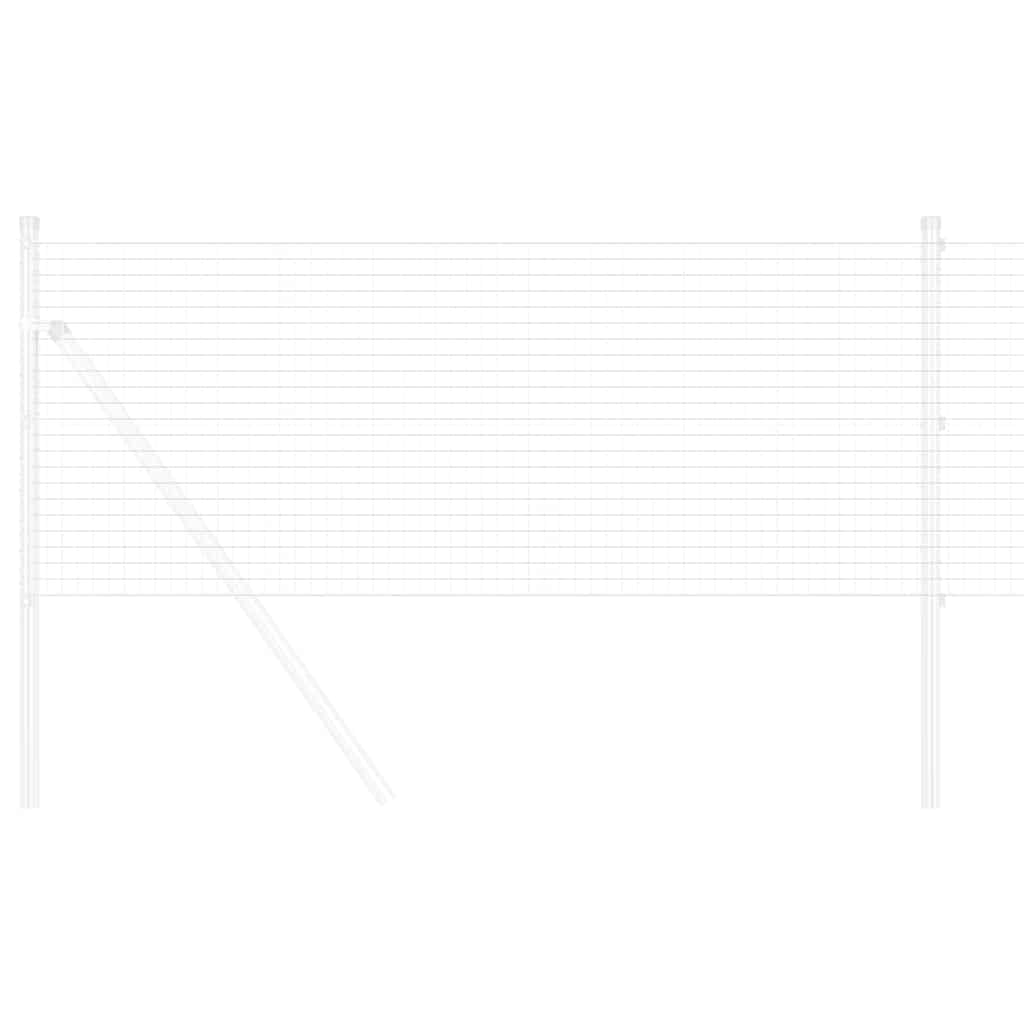 Welded Wire Fence Silver 0.4 x 10 m