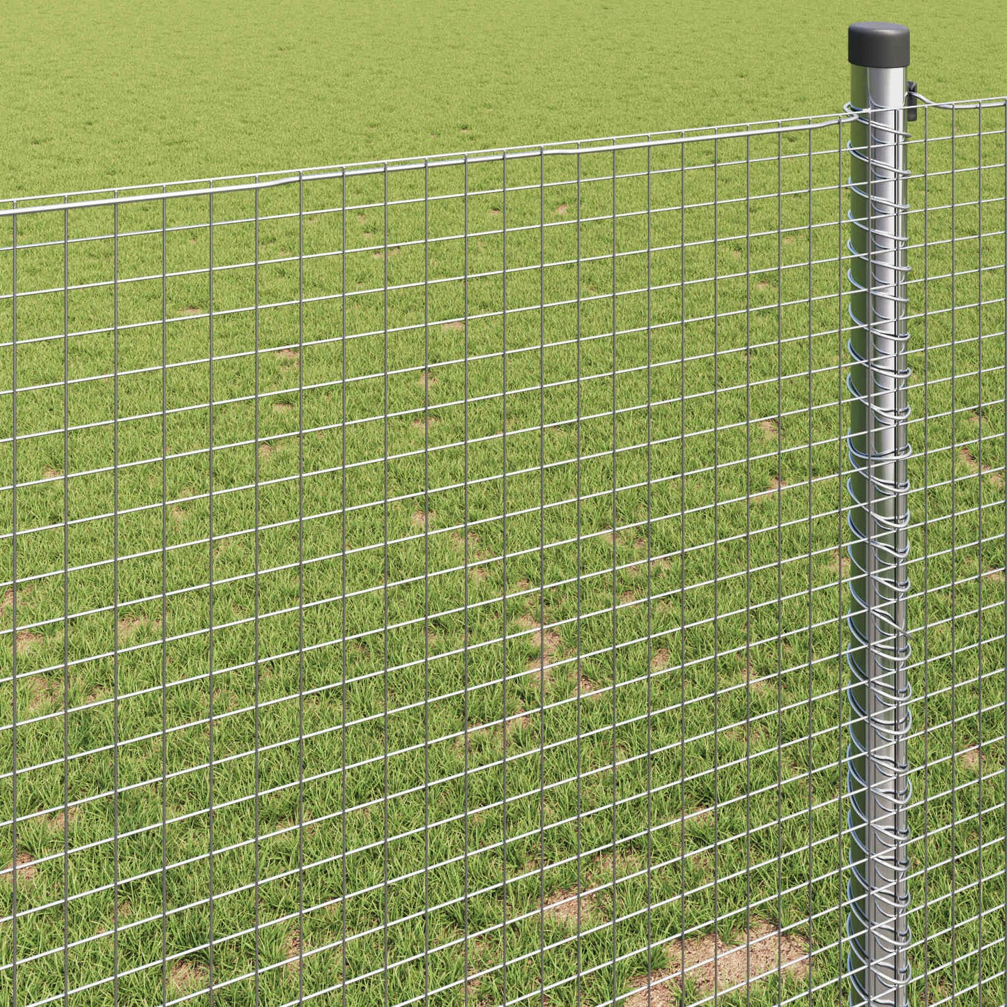 Welded Wire Fence Silver 0.6 x 10 m