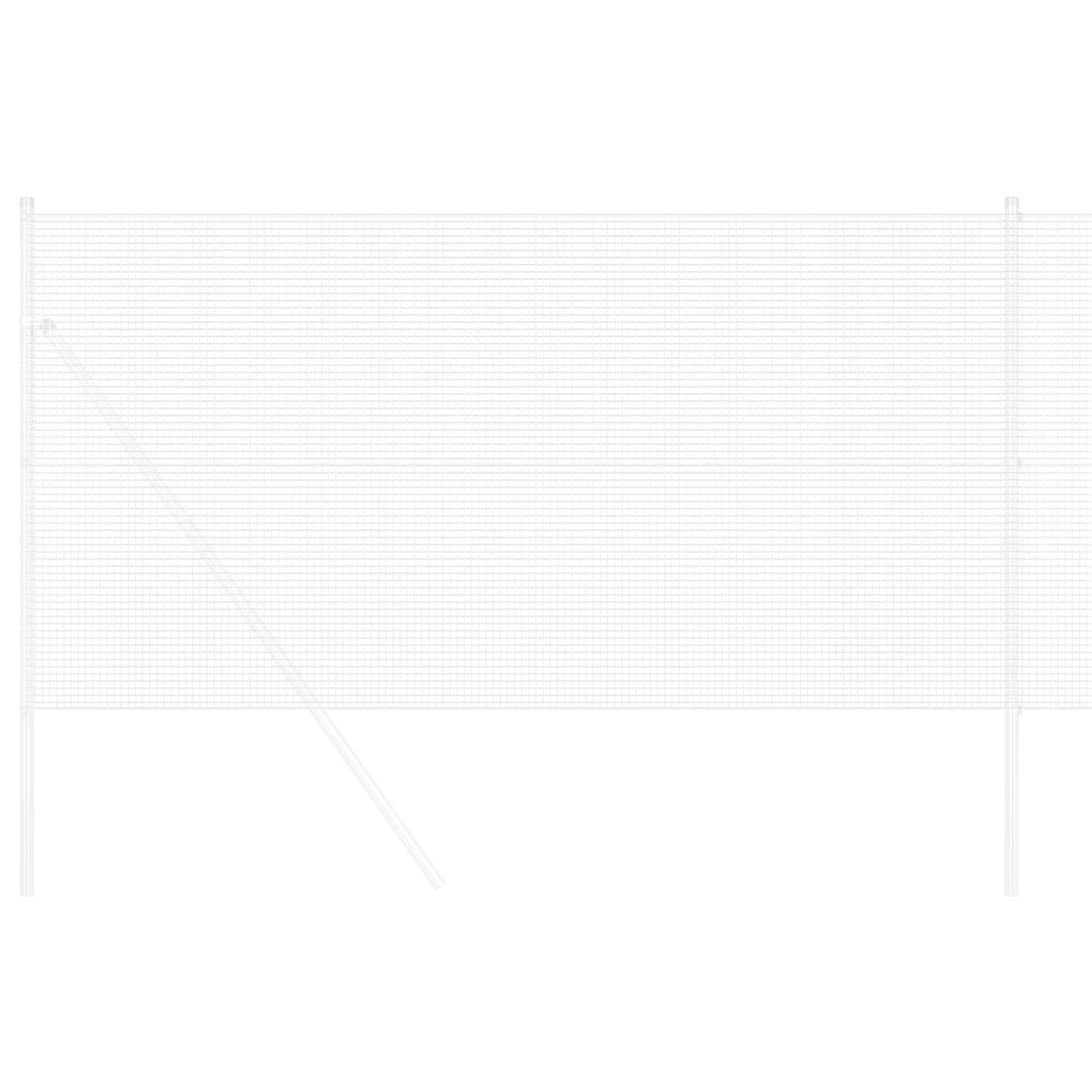 Welded Wire Fence Silver 1.2 x 10 m