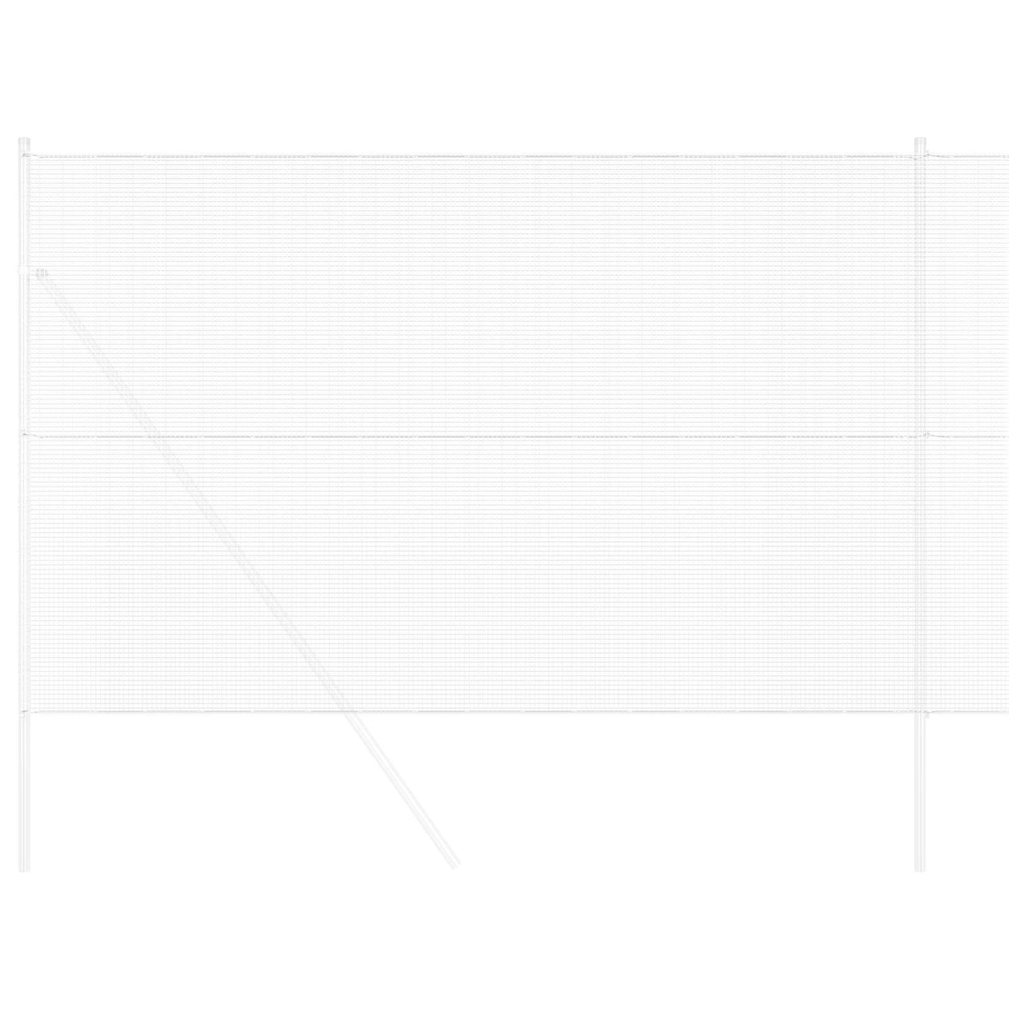 Welded Wire Fence Silver