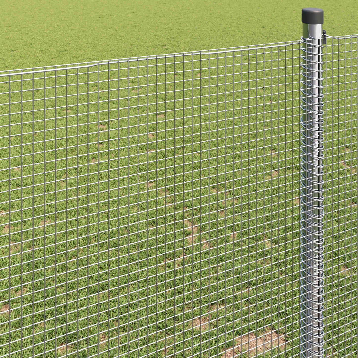 Welded Wire Fence Silver
