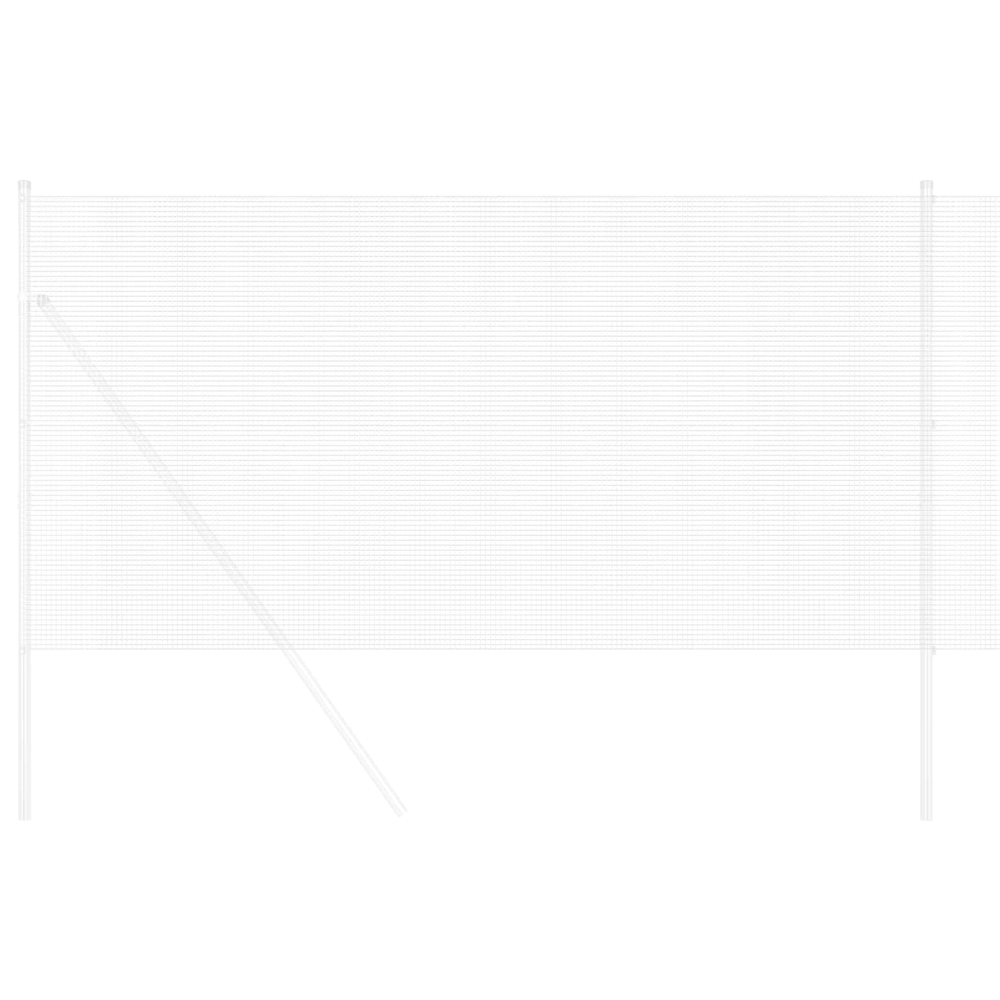 Welded Wire Fence Silver