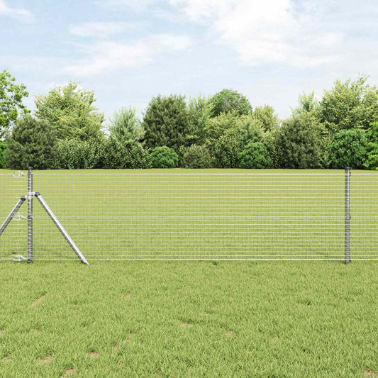 Welded Wire Fence Silver