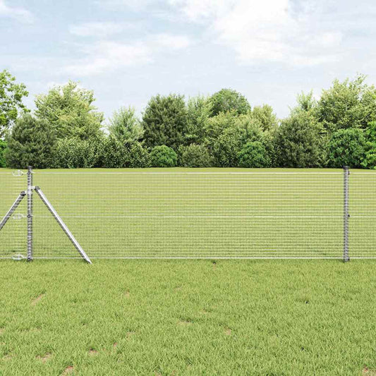 Welded Wire Fence Silver