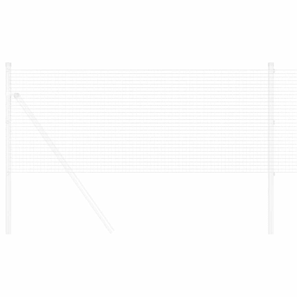 Welded Wire Fence Silver