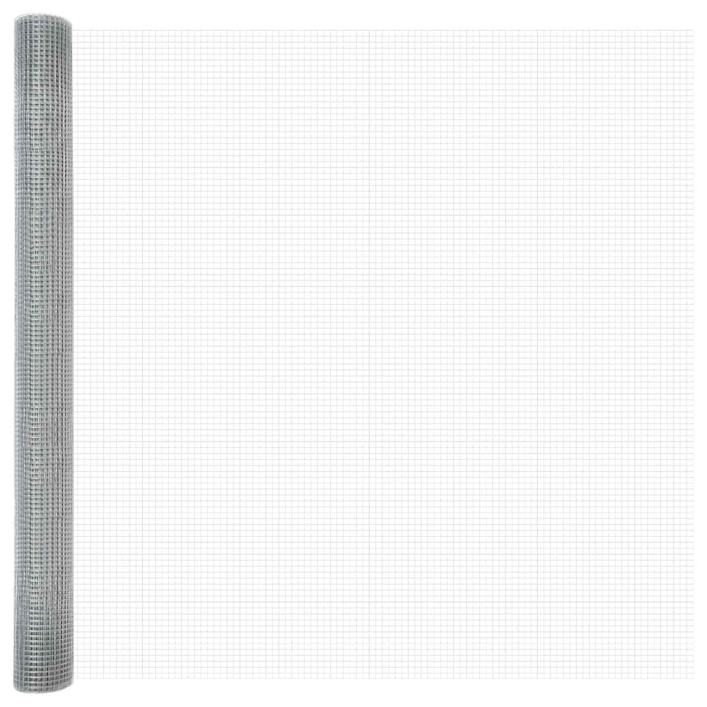 Welded Wire Fence Silver