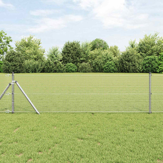 Welded Wire Fence Silver