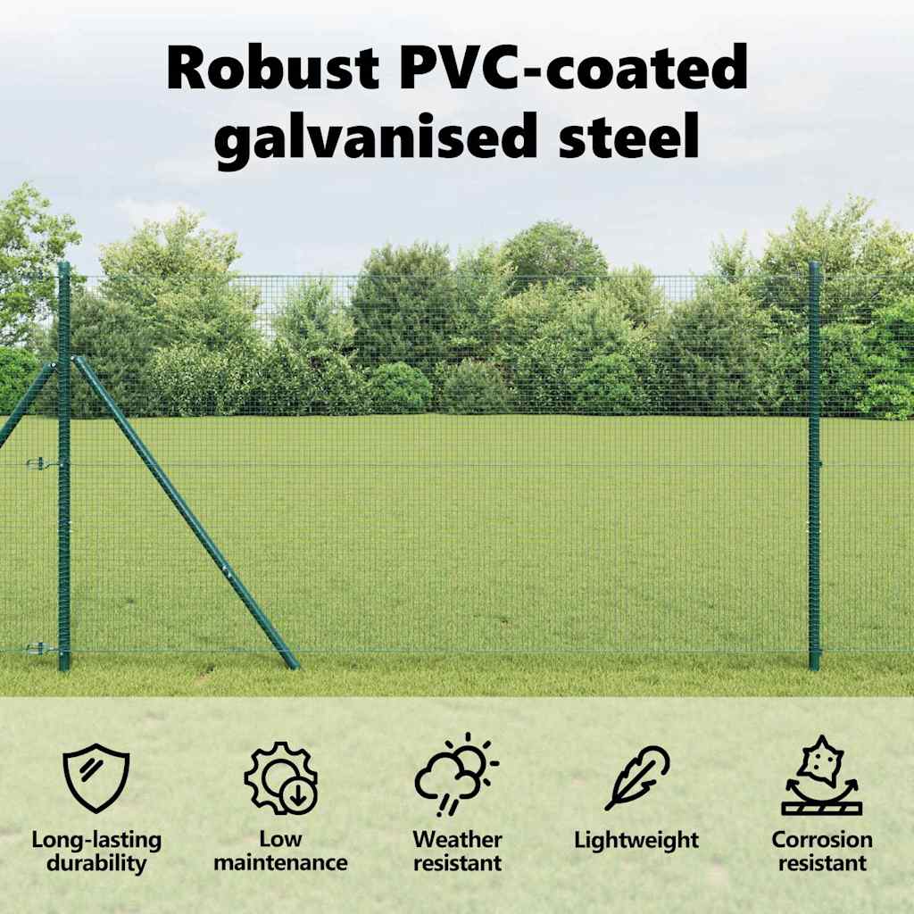 Welded Wire Fence Green