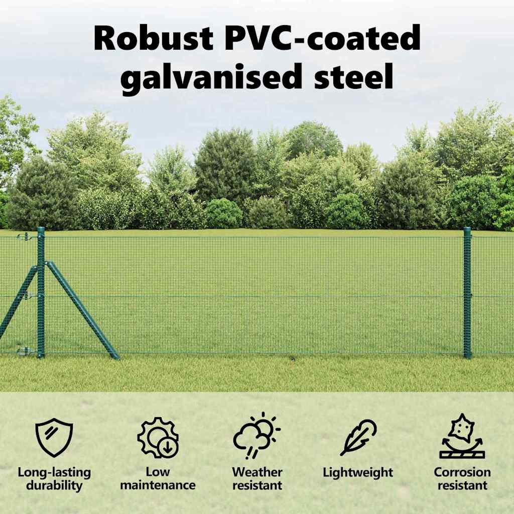 Welded Wire Fence Green