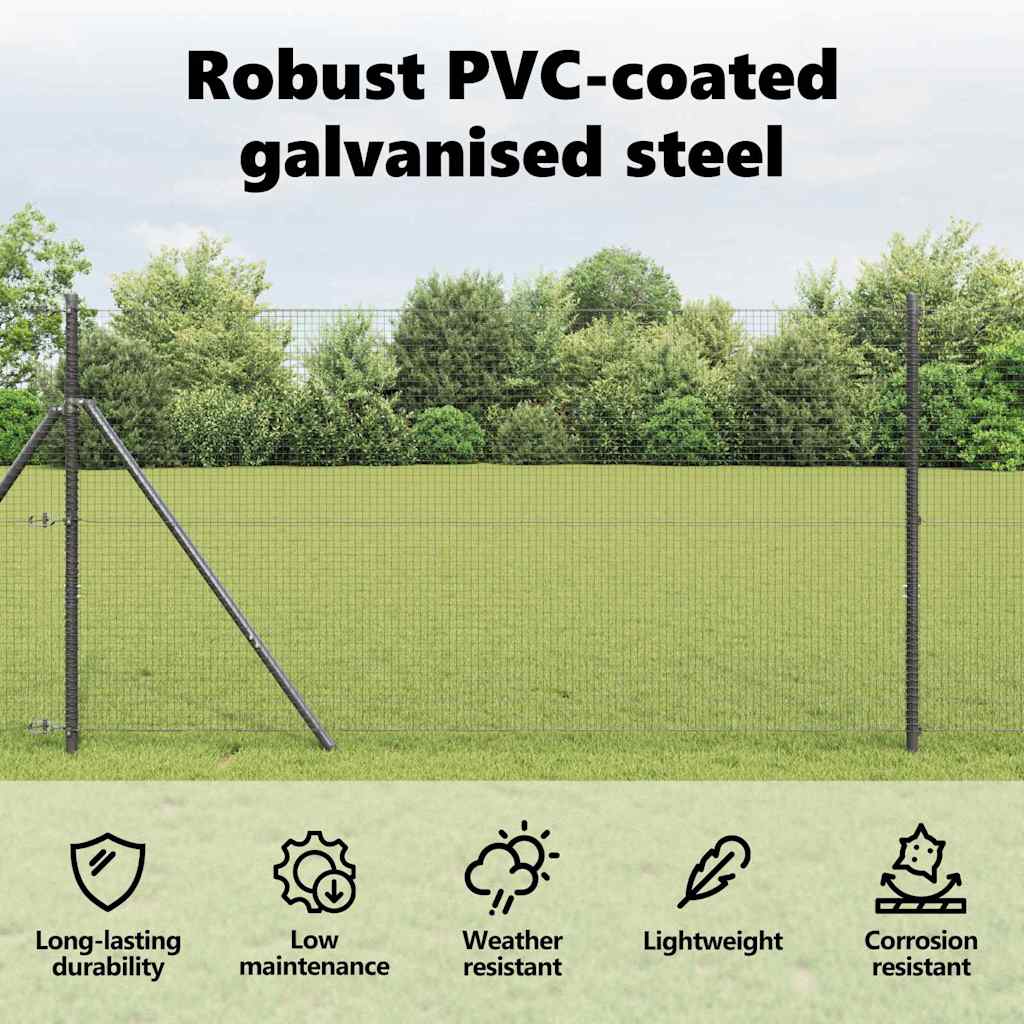Welded Wire Fence Grey