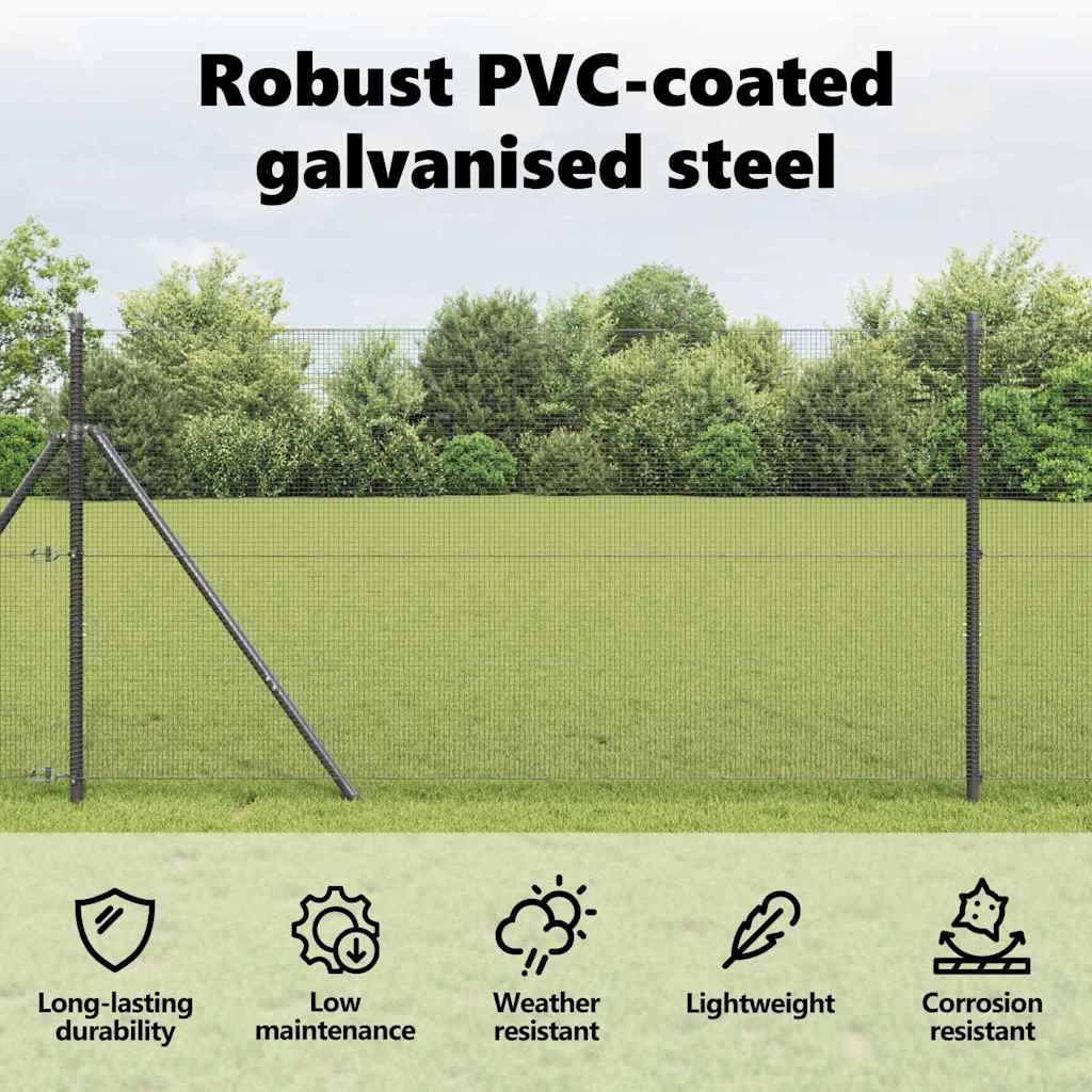 Welded Wire Fence Grey