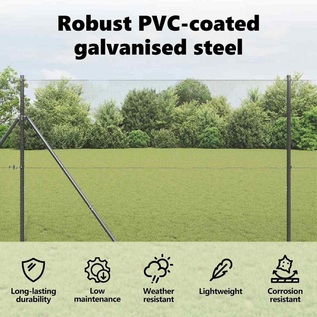 Welded Wire Fence Grey