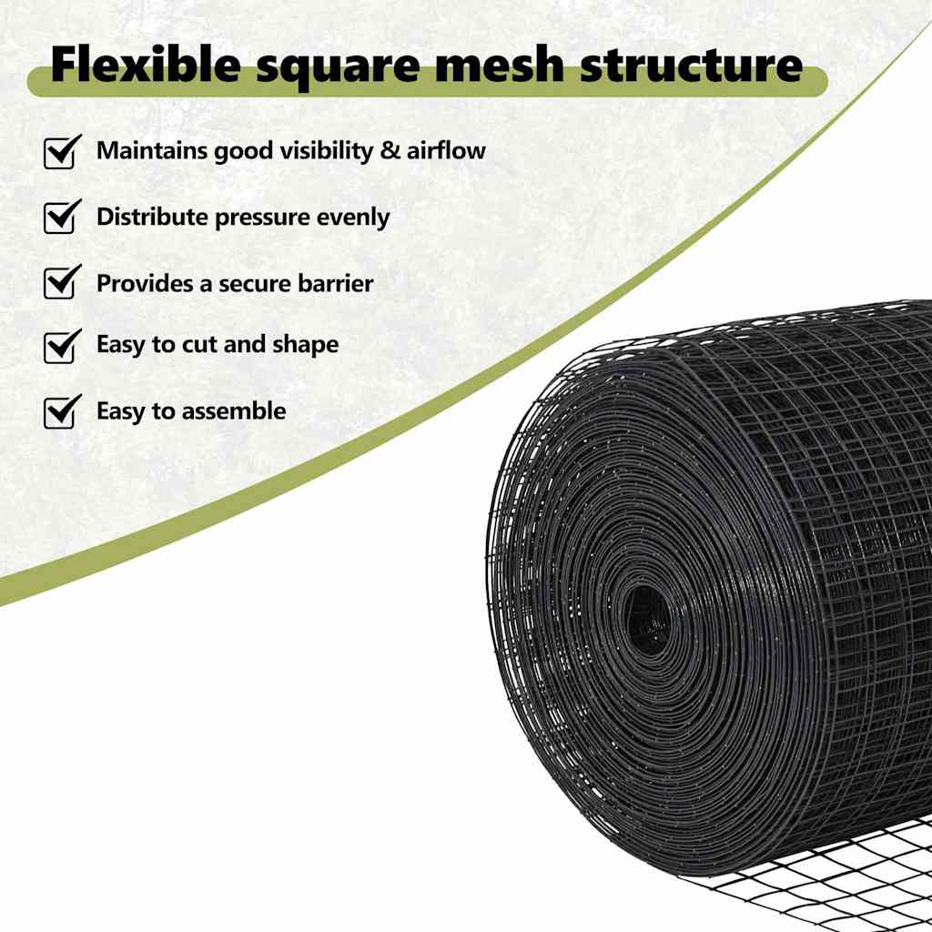 Welded Wire Fence Grey