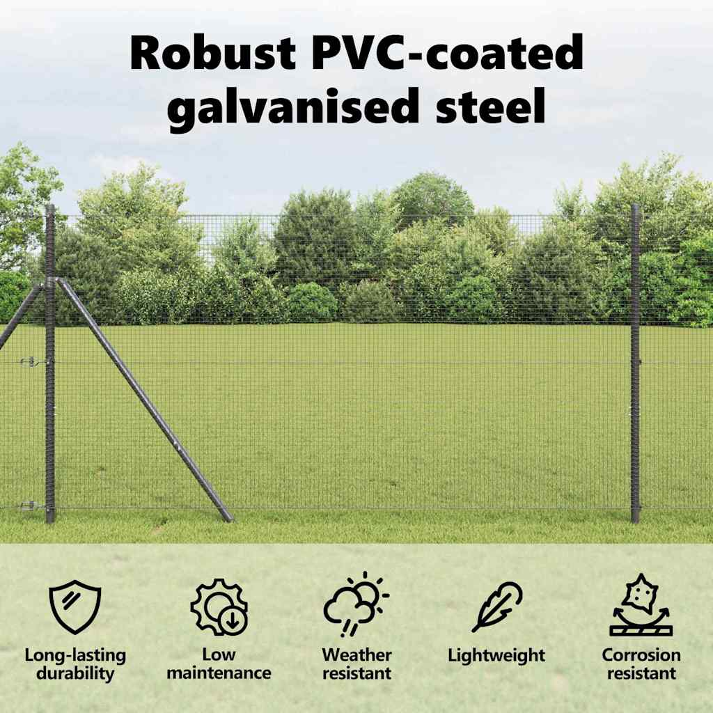 Welded Wire Fence Grey
