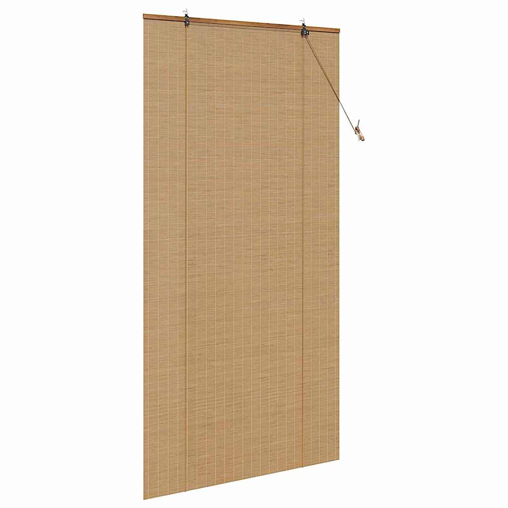 Roller Blind Brown 120 x 220 cm Bamboo