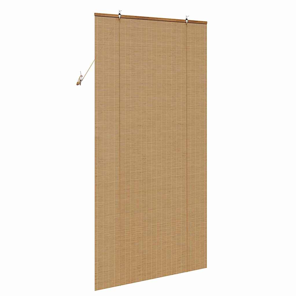Roller Blind Brown 120 x 220 cm Bamboo