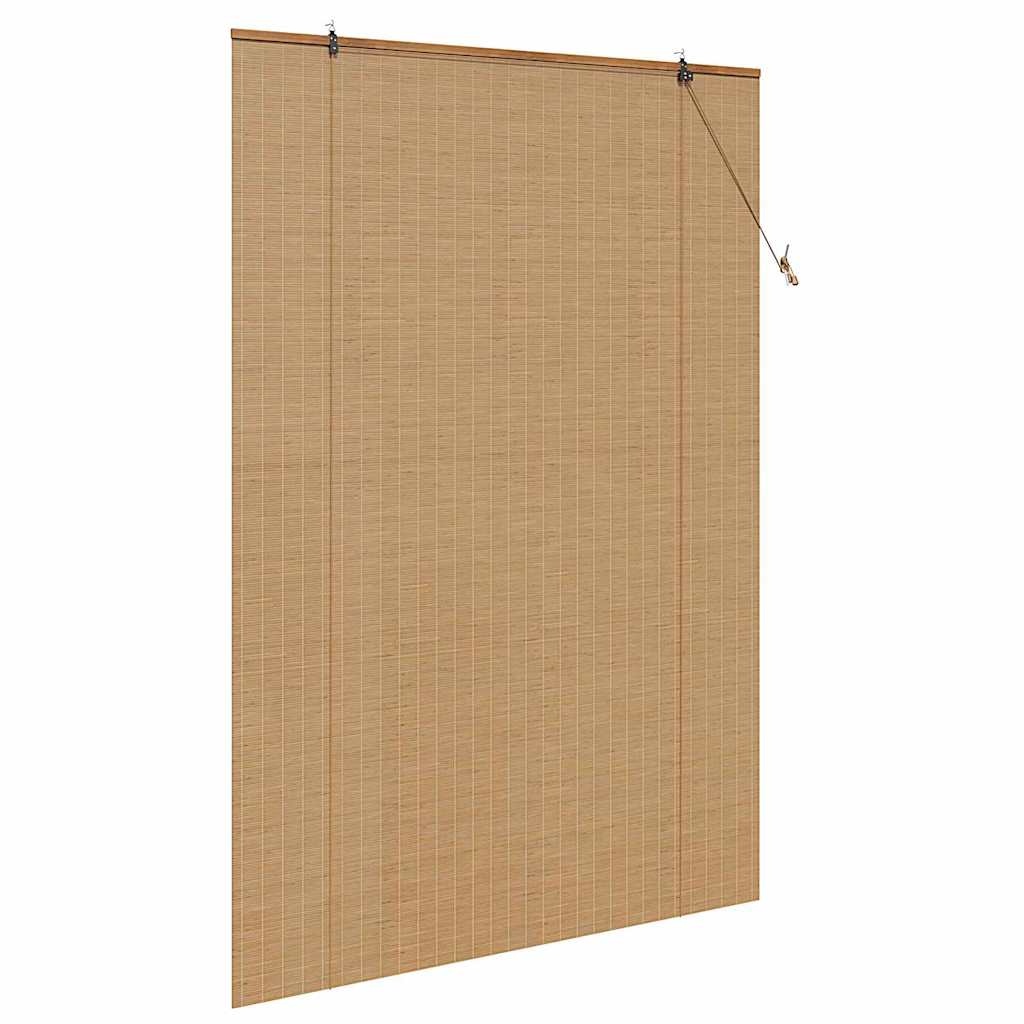 Roller Blind Brown 140 x 220 cm Bamboo