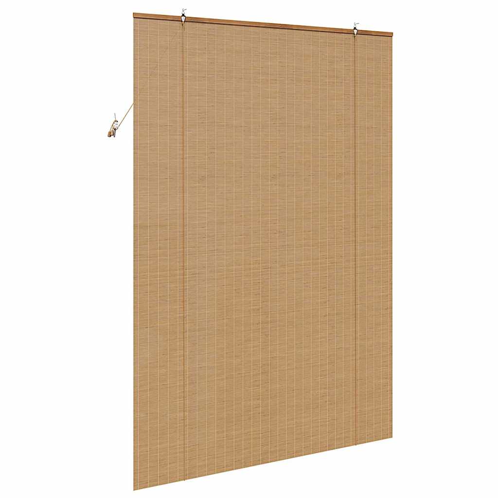 Roller Blind Brown 140 x 220 cm Bamboo