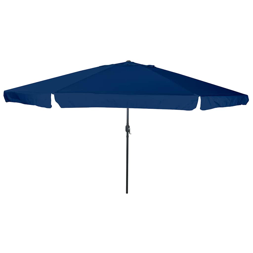 Garden Parasol 394 x 394 x 248 cm Polyester and Steel Azurblau