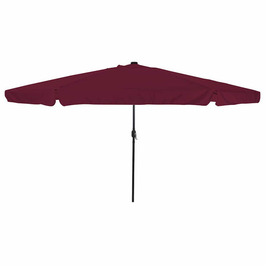 Garden Parasol Bordeaux Red 395 x 395 x 245 cm Polyester