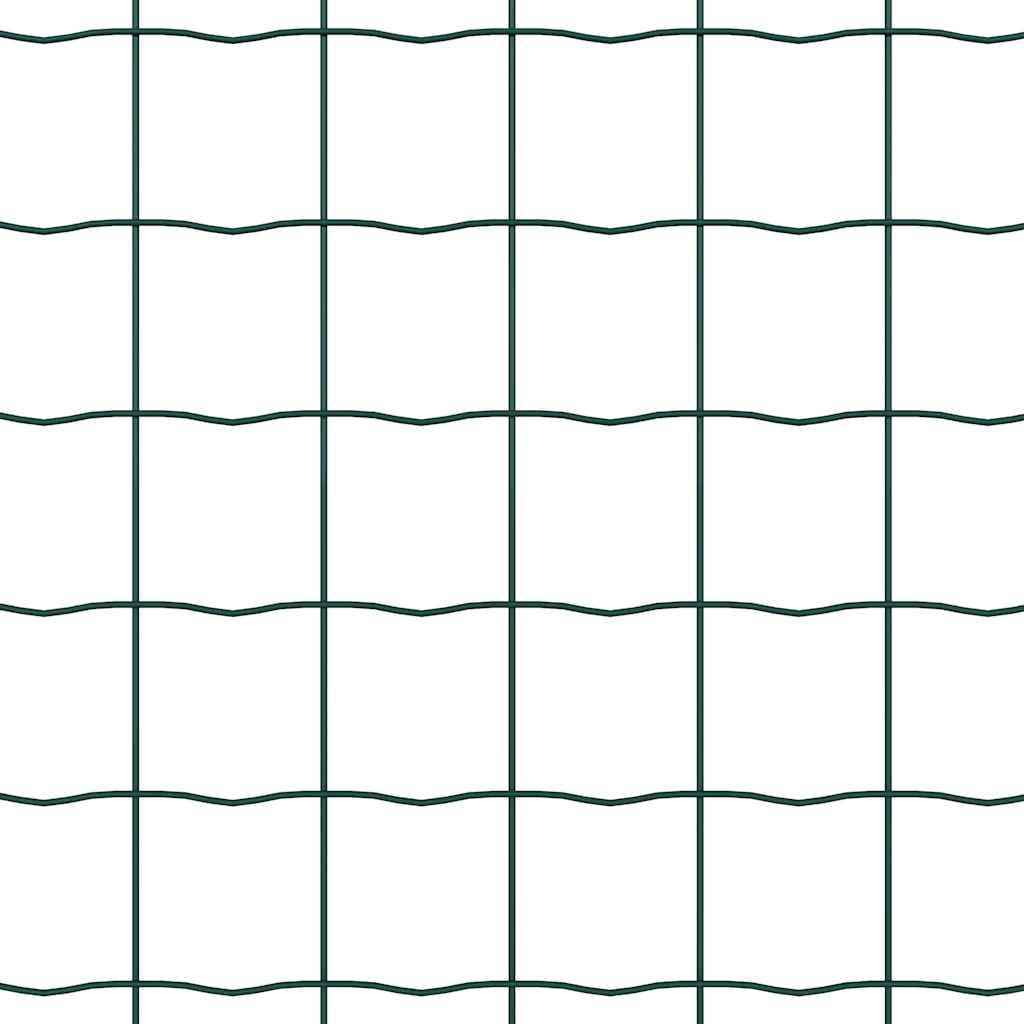 Euro Fence Green 1.2 x 10 m PVC-coated iron