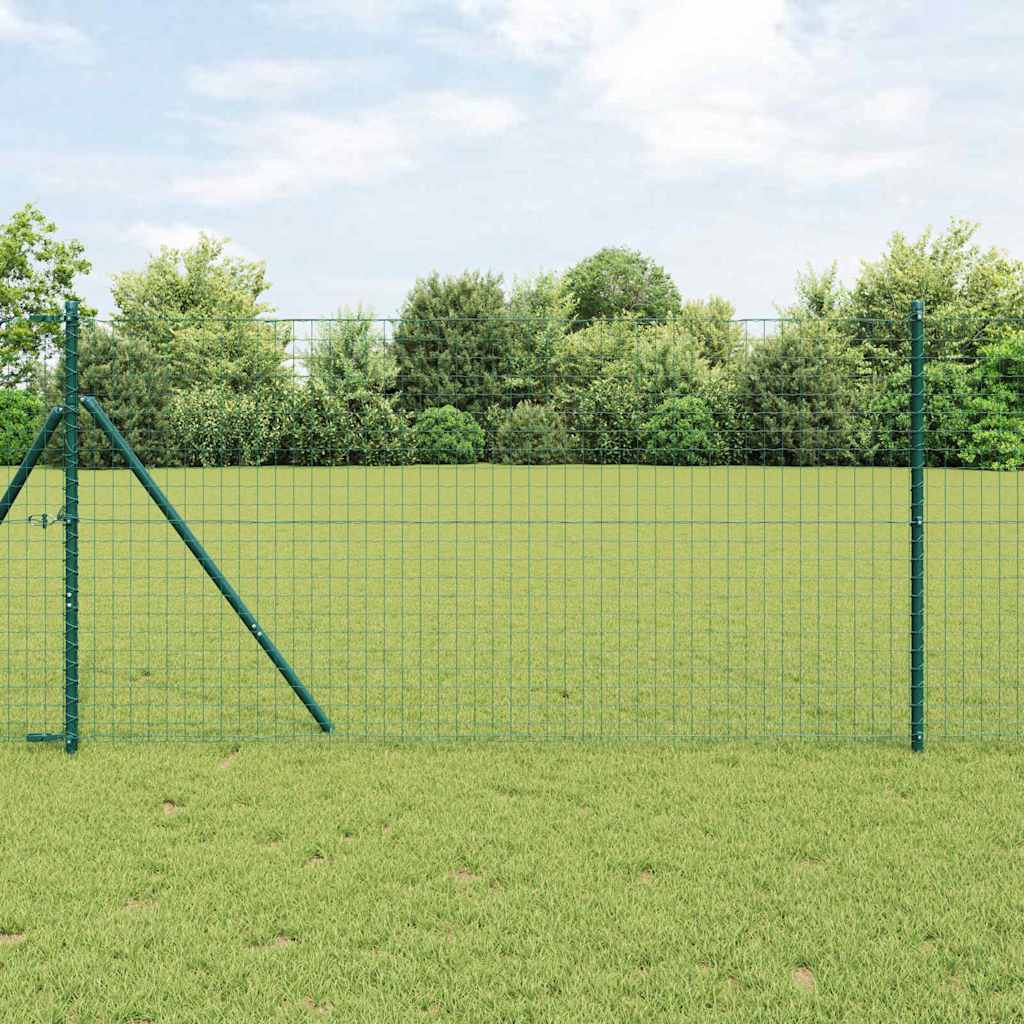 Euro Fence Green 1.4 x 10 m PVC-coated iron