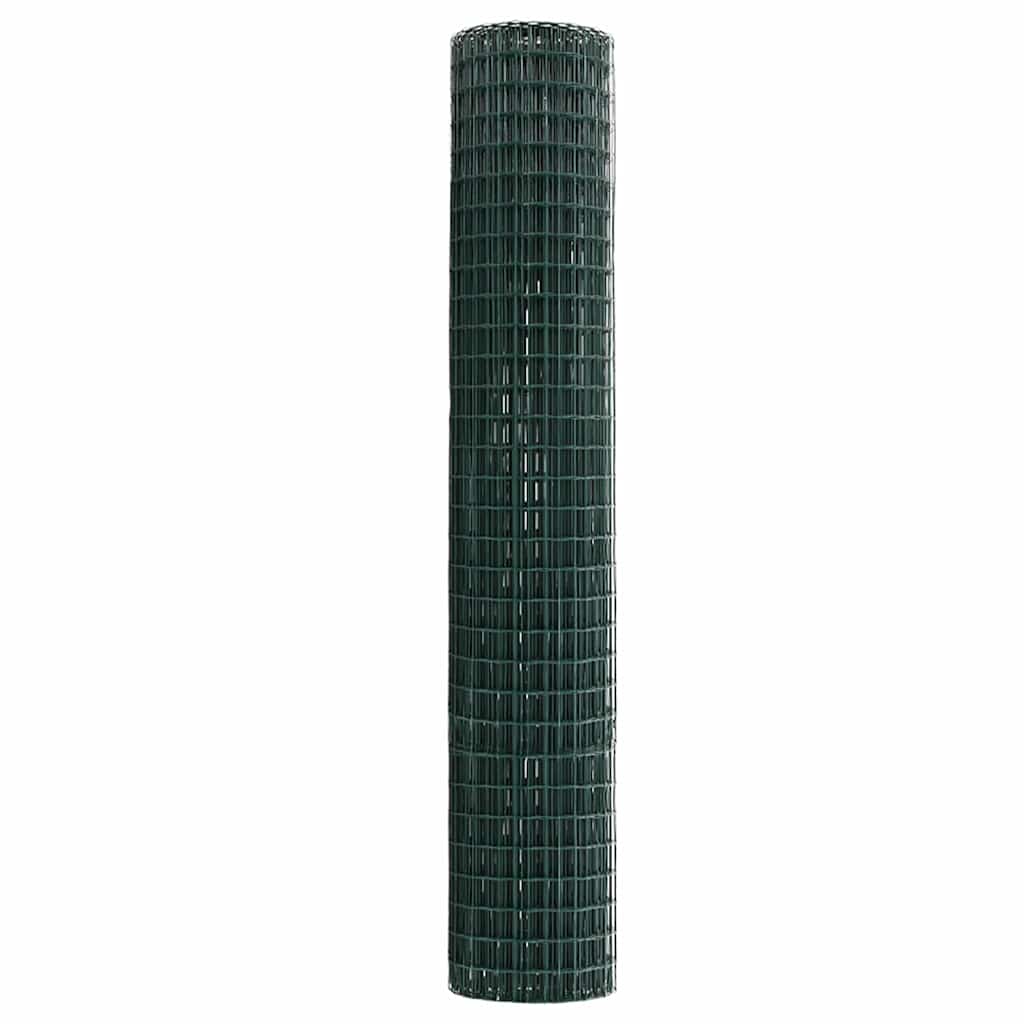 Euro Fence Green 1.6 x 10 m PVC-coated iron