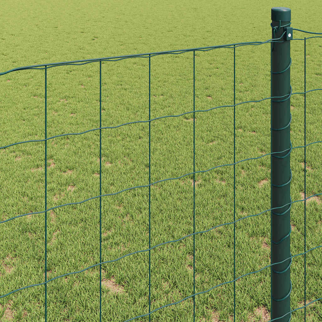 Euro Fence Green 1.4 x 10 m PVC-coated iron