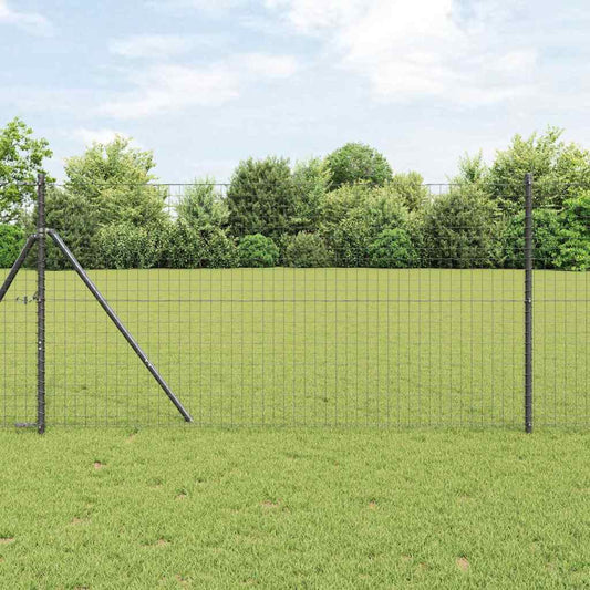 Euro Fence Grey 1.4 x 10 m PVC-coated iron
