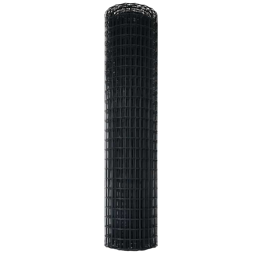 Euro Fence Grey 1.4 x 10 m PVC-coated iron