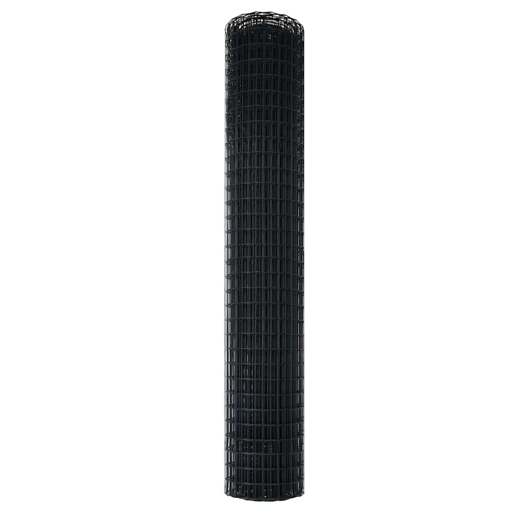 Euro Fence Grey 1.6 x 10 m PVC-coated iron