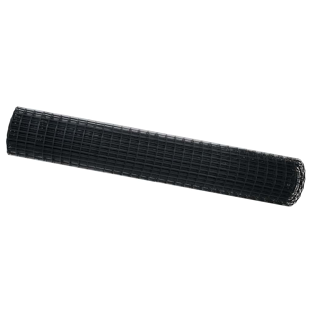 Euro Fence Grey 1.6 x 10 m PVC-coated iron