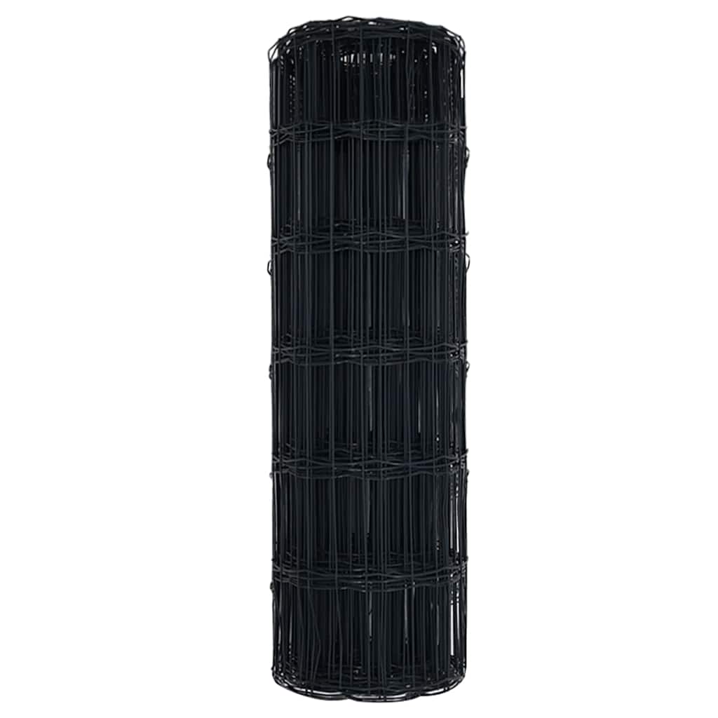 Euro Fence Grey 0.6 x 10 m PVC-coated iron