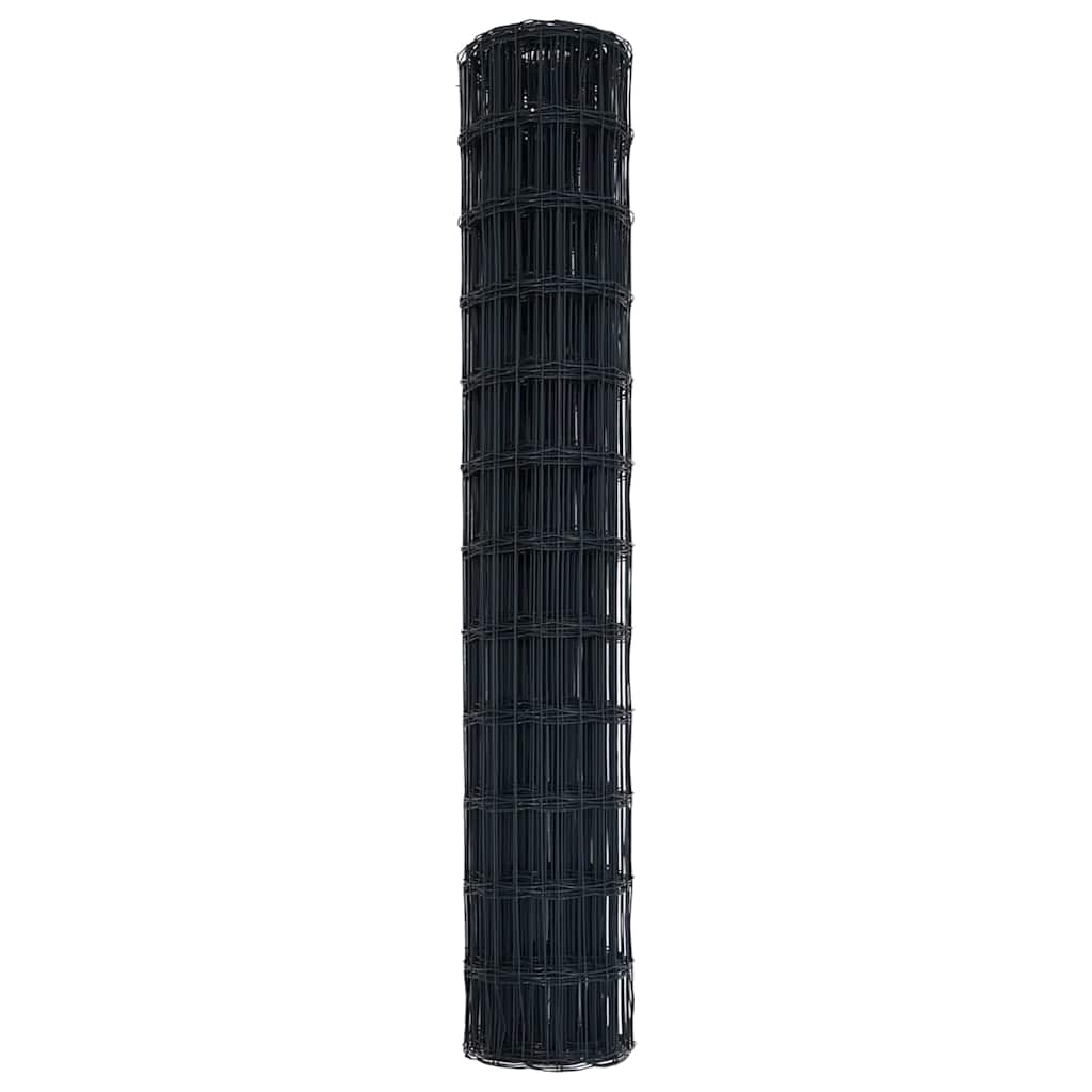 Euro Fence Grey 1 x 10 m PVC-coated iron