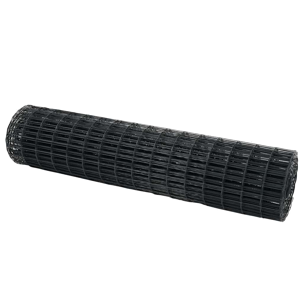 Euro Fence Grey 1.4 x 10 m PVC-coated iron