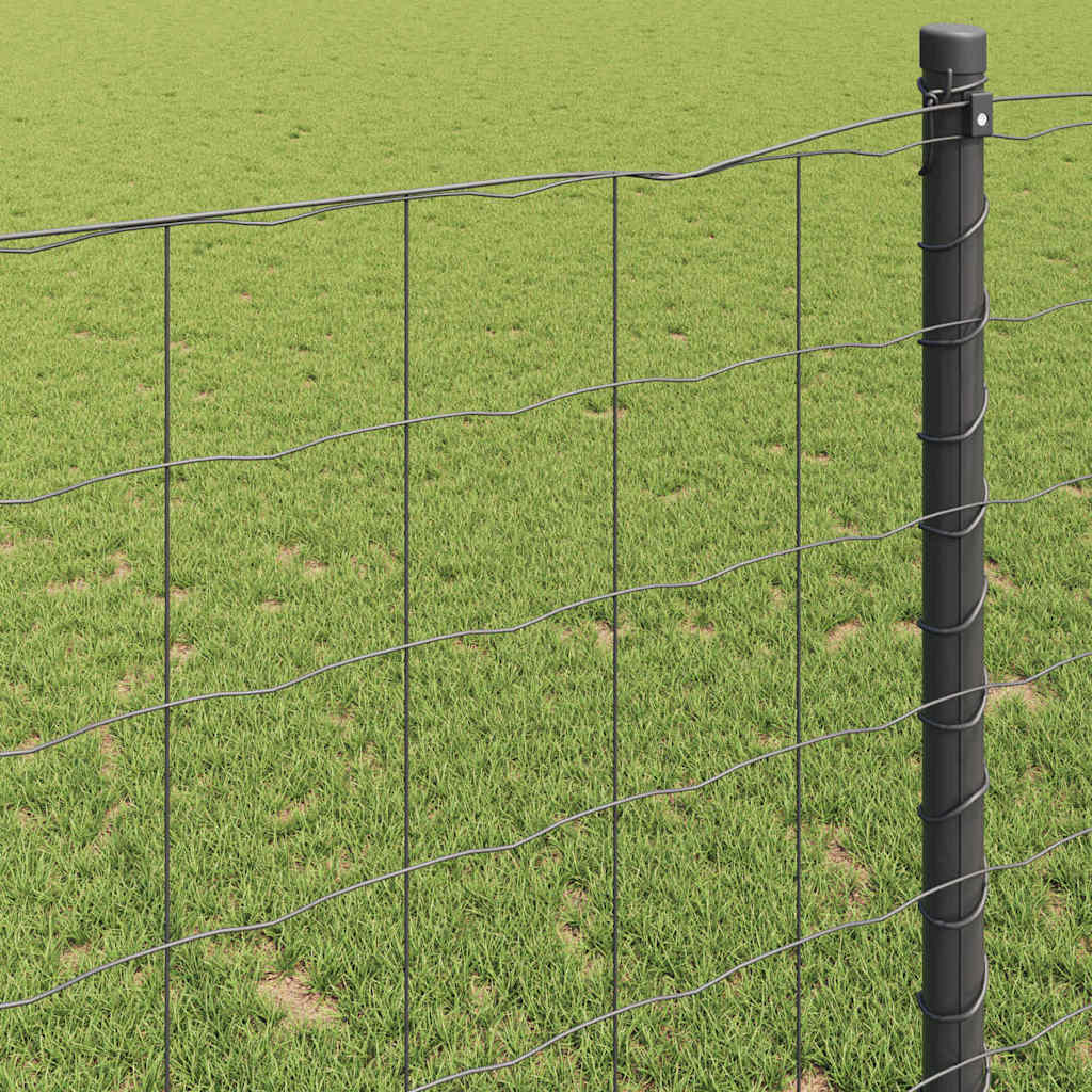 Euro Fence Grey 0.4 x 10 m PVC-coated iron