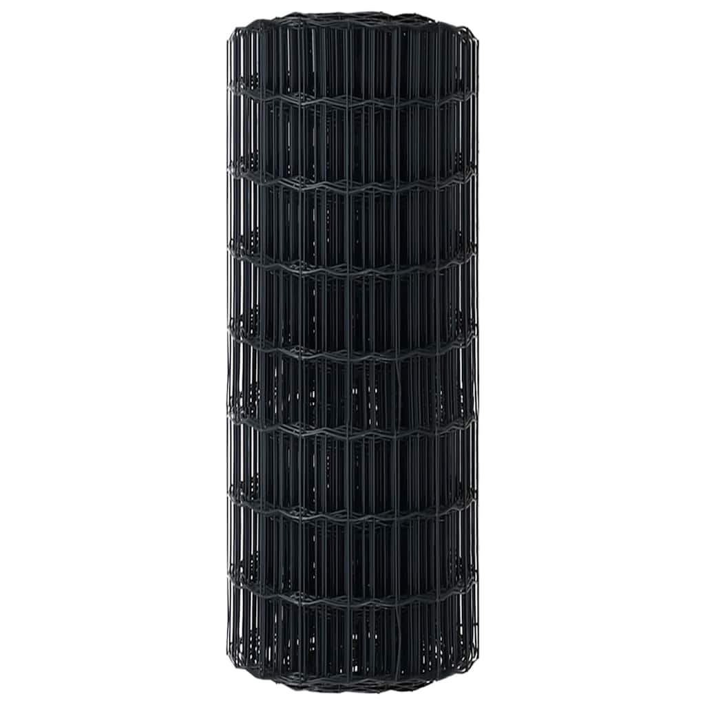 Euro Fence Grey 0.8 x 25 m PVC-coated iron