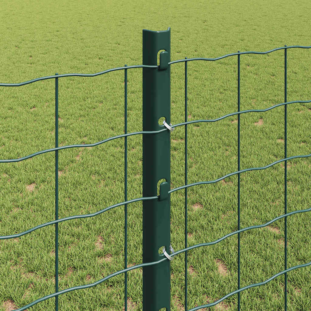 Fence with Post Green
