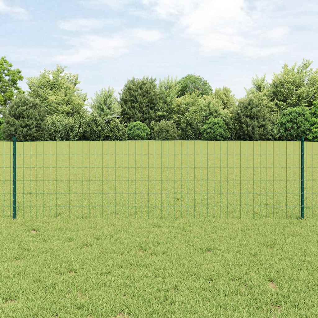 Fence with Post Green