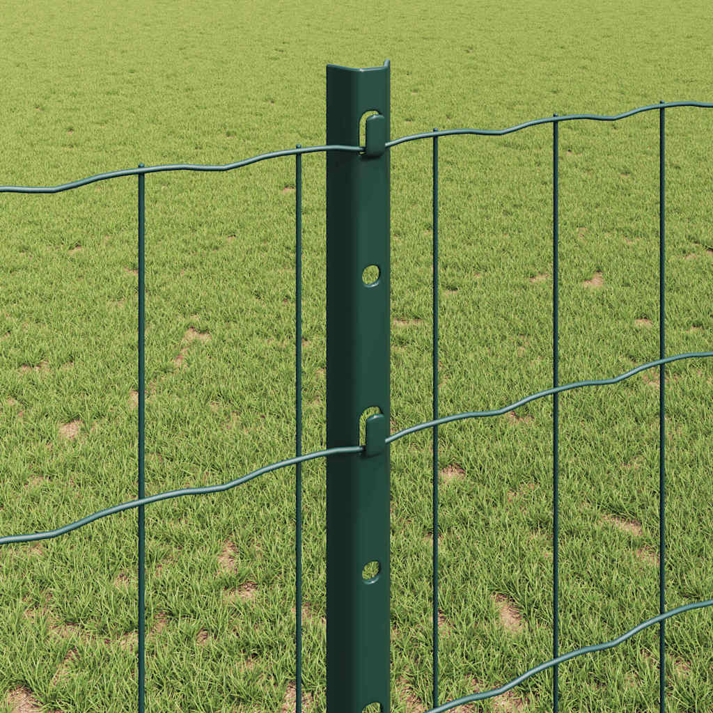 Fence with Post Green