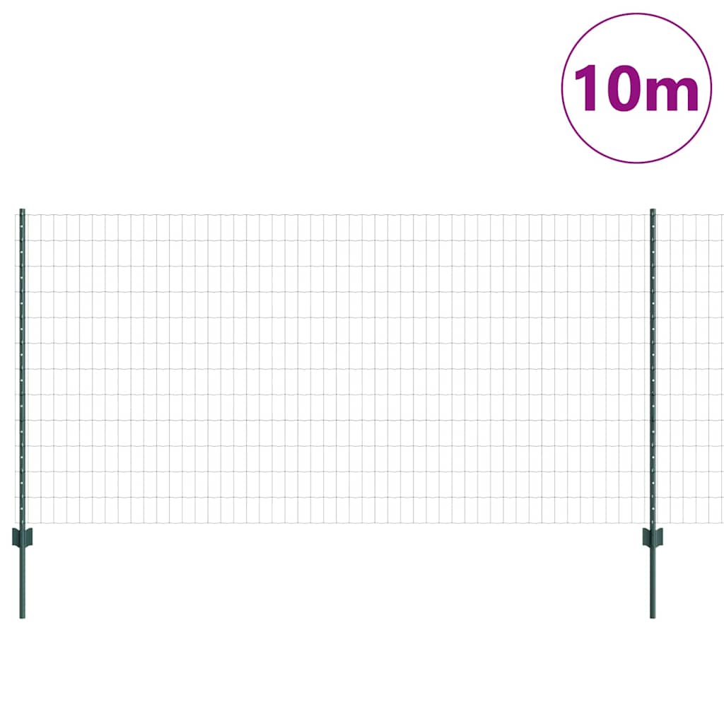 Fence with Post Green