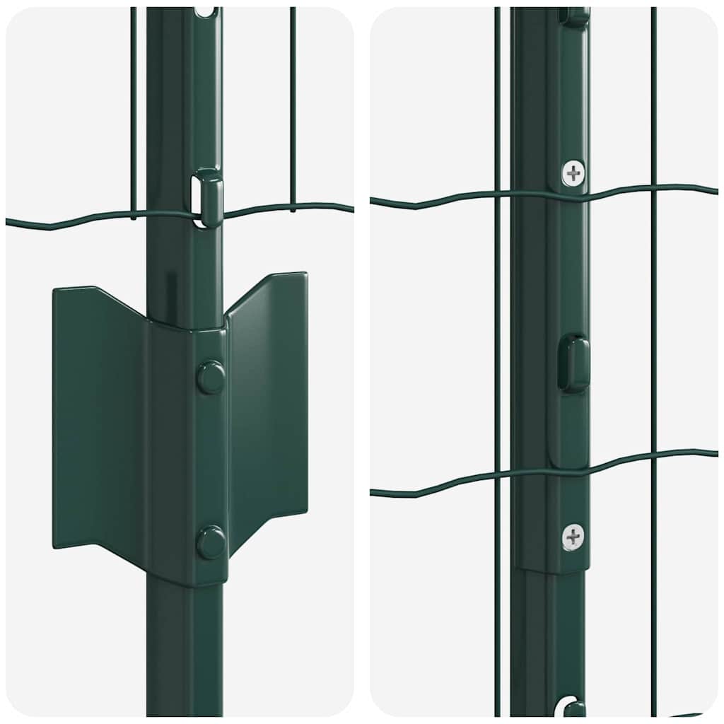 Fence with Post Green