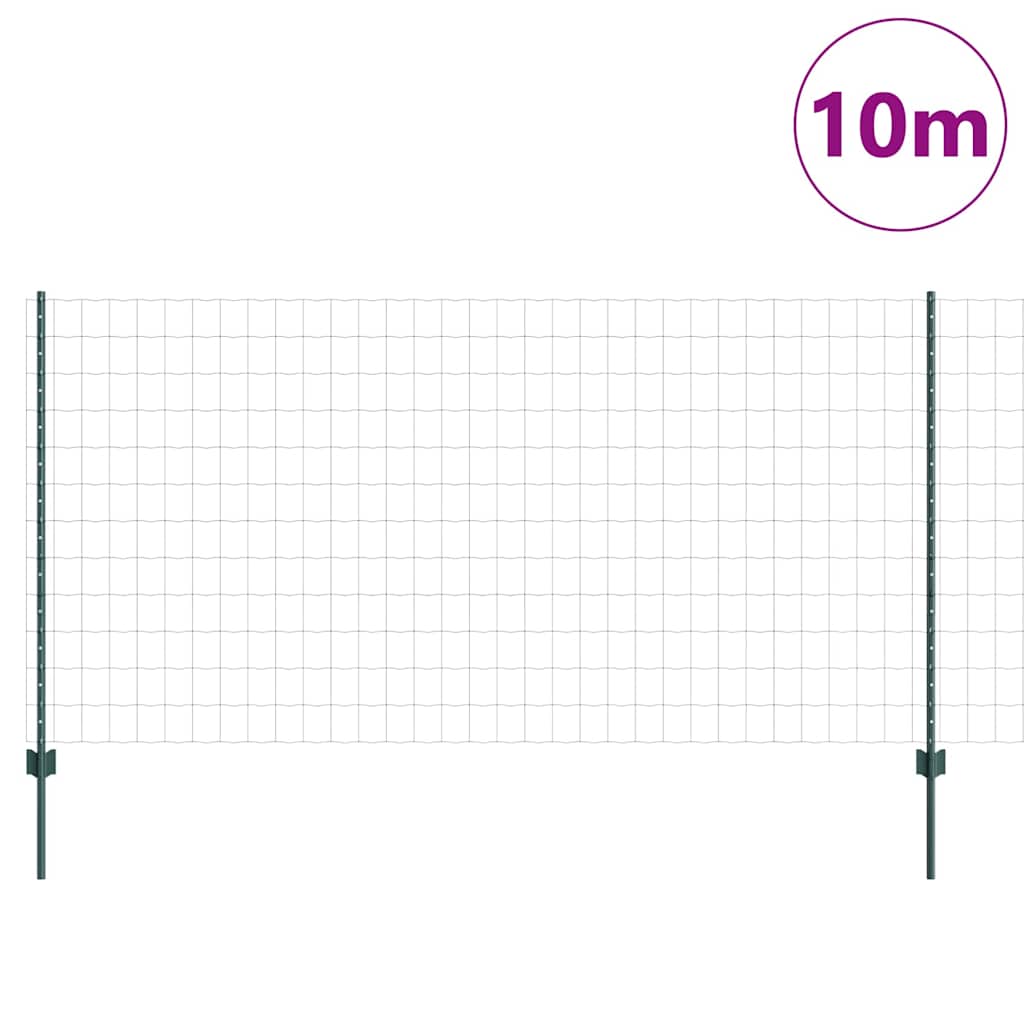 Fence with Post Green