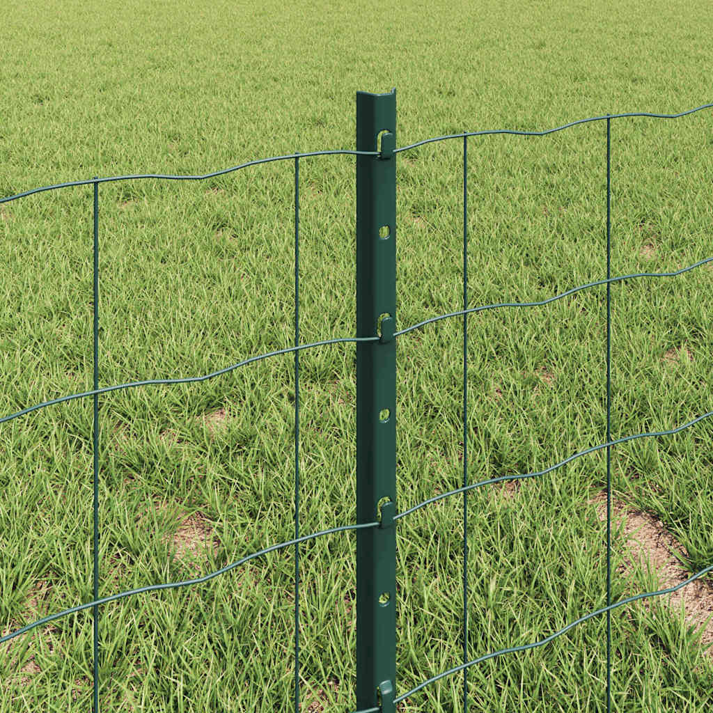 Fence with Post Green