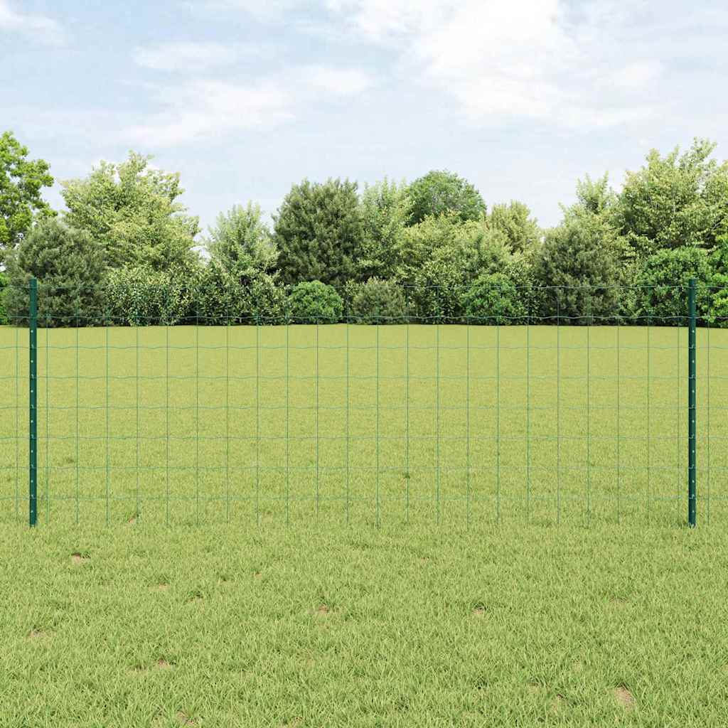 Fence with Post Green