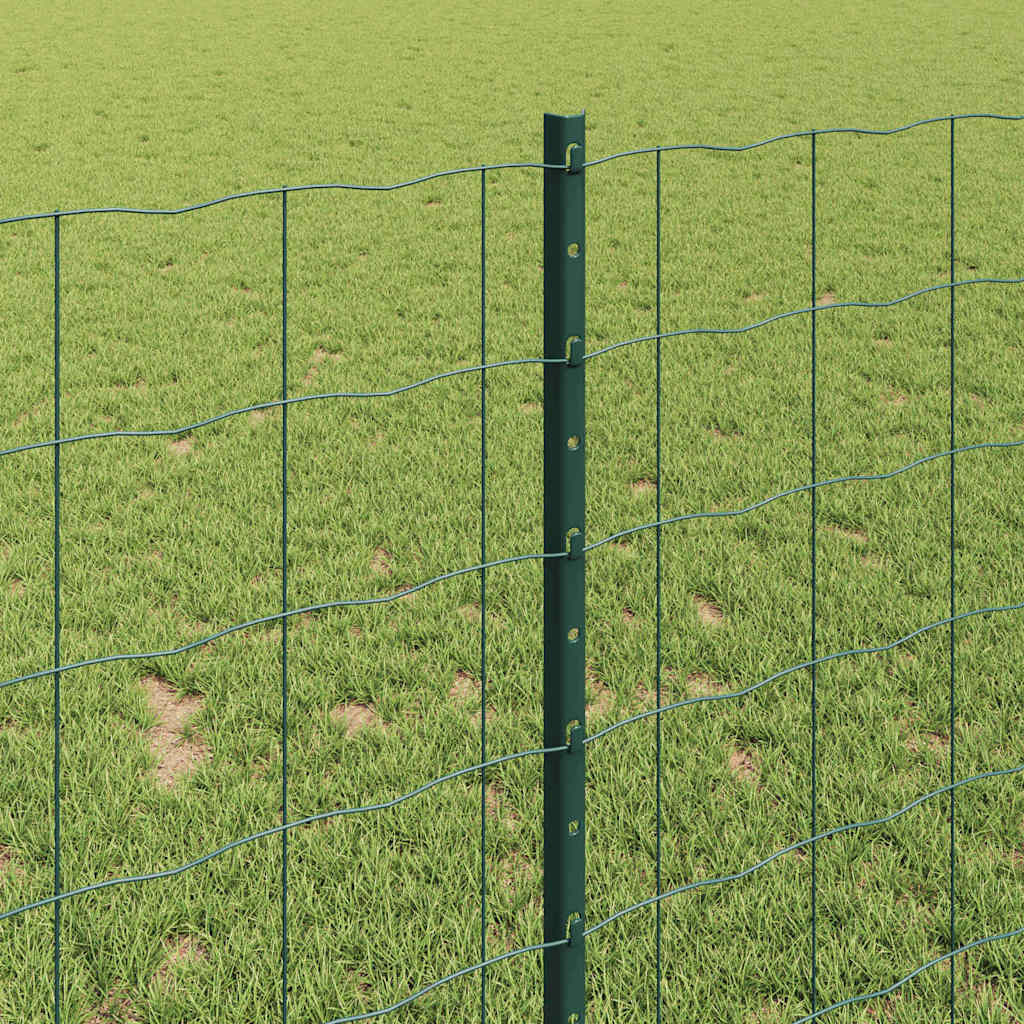 Fence with Post Green