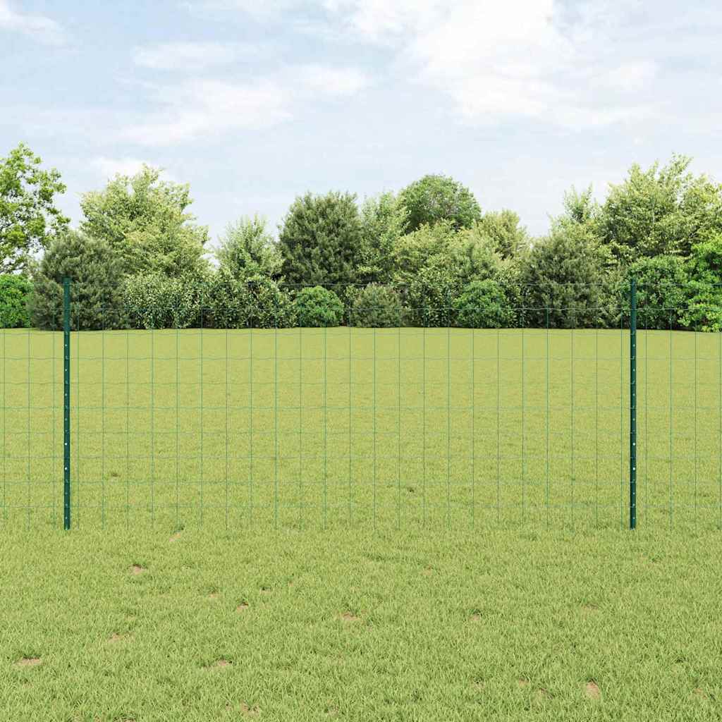 Fence with Post Green